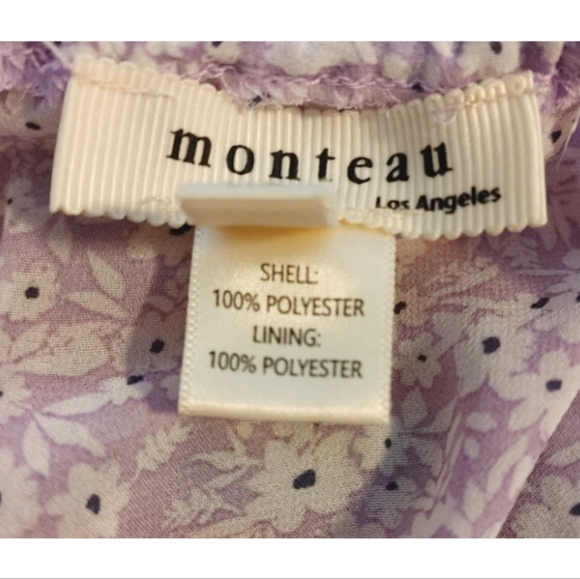 Monteau lilac blouse Size M - Picture 4 of 4